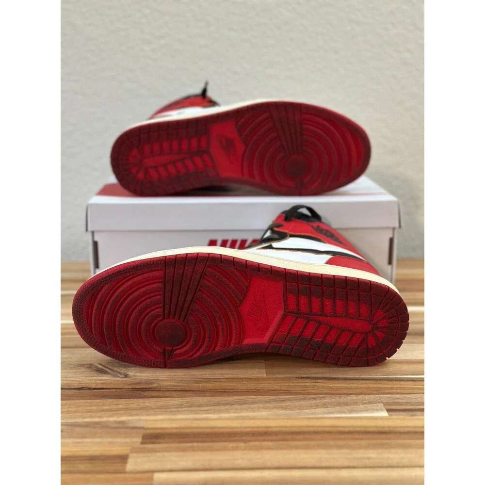 Size 11 - Nike Air Jordan 1 Retro OG 'Custom' 'Black Toe' - 555088-161